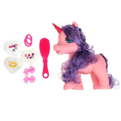 Интерактивная игрушка Пони-единорог Карапуз PONY25-SP3-RU 01